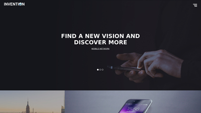 Invention - Free Responsive HTML Template