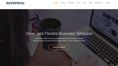 BizExpress - Free Responsive HTML Template