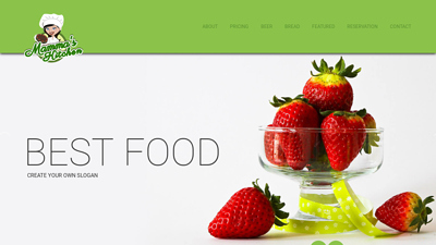 Mamma's Kitchen - Free Responsive HTML Template