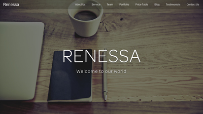 Renessa - Free Responsive HTML Template