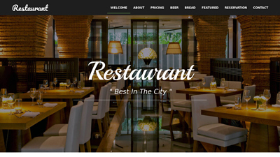 Restaurant - Free Responsive HTML Template